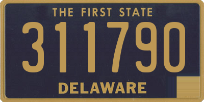 DE license plate 311790