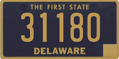 DE license plate 31180