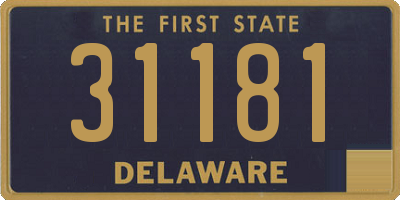 DE license plate 31181