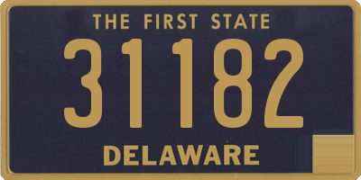 DE license plate 31182