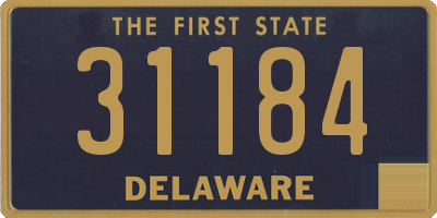 DE license plate 31184