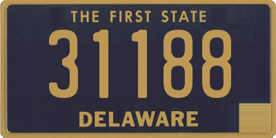 DE license plate 31188