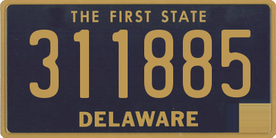 DE license plate 311885