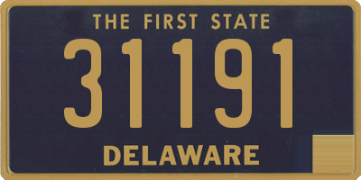 DE license plate 31191