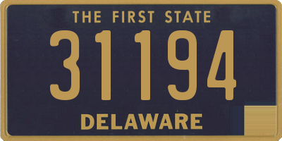 DE license plate 31194