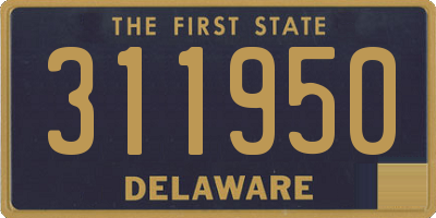 DE license plate 311950