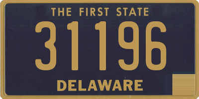 DE license plate 31196