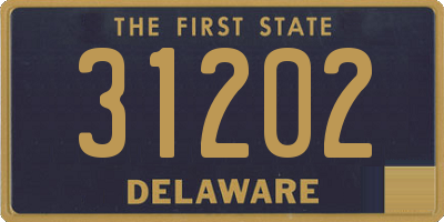 DE license plate 31202