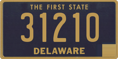 DE license plate 31210