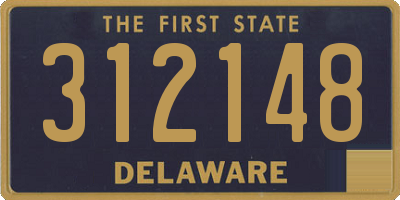 DE license plate 312148