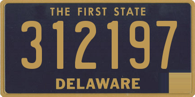 DE license plate 312197