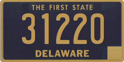 DE license plate 31220