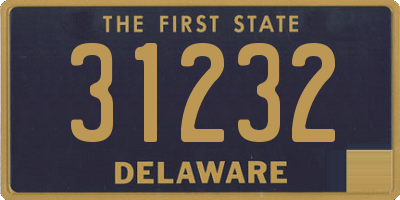 DE license plate 31232