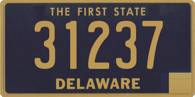 DE license plate 31237