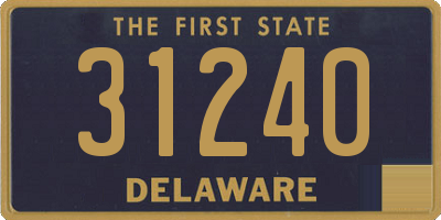 DE license plate 31240