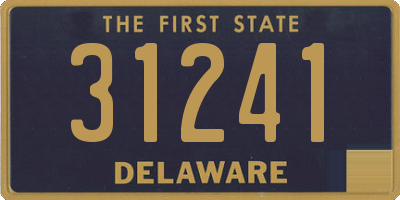 DE license plate 31241