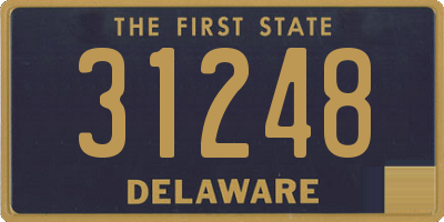 DE license plate 31248
