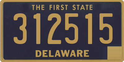DE license plate 312515