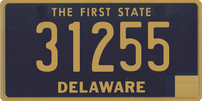 DE license plate 31255