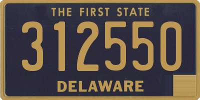 DE license plate 312550