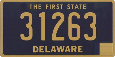 DE license plate 31263