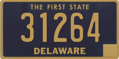 DE license plate 31264