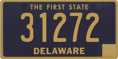 DE license plate 31272