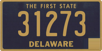 DE license plate 31273