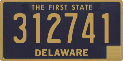 DE license plate 312741