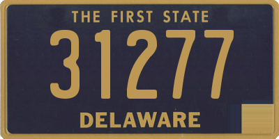 DE license plate 31277