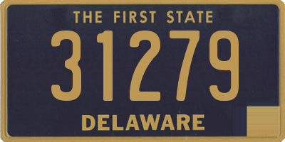 DE license plate 31279