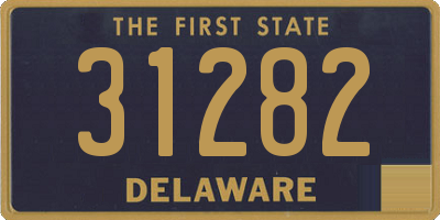 DE license plate 31282