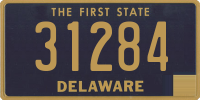 DE license plate 31284
