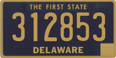 DE license plate 312853