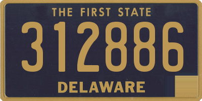 DE license plate 312886
