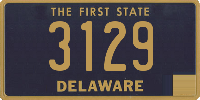 DE license plate 3129