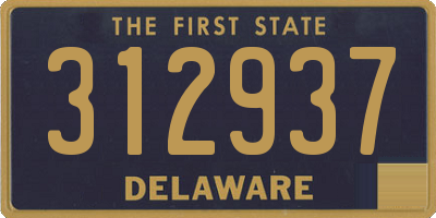 DE license plate 312937
