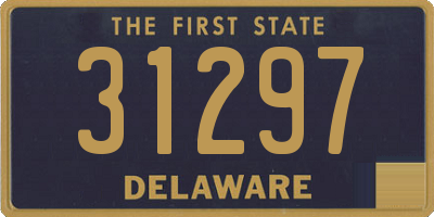 DE license plate 31297