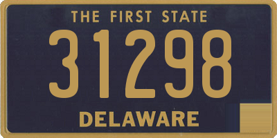 DE license plate 31298