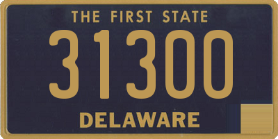 DE license plate 31300