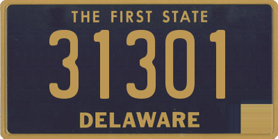 DE license plate 31301