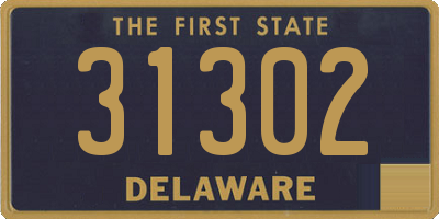 DE license plate 31302