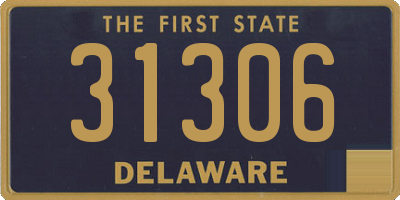 DE license plate 31306