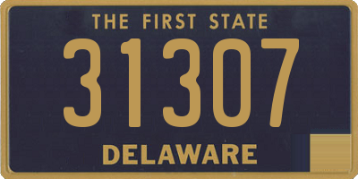 DE license plate 31307