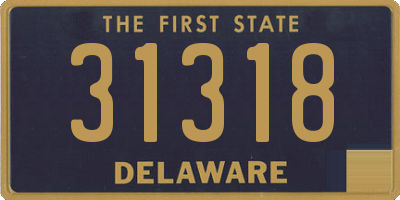 DE license plate 31318