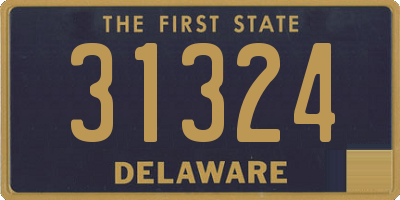 DE license plate 31324