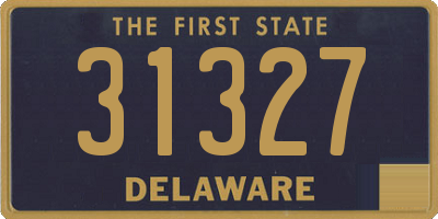 DE license plate 31327