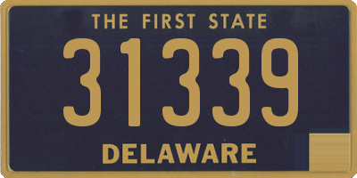 DE license plate 31339