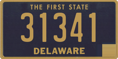 DE license plate 31341