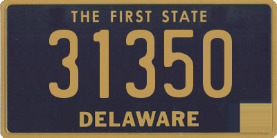DE license plate 31350
